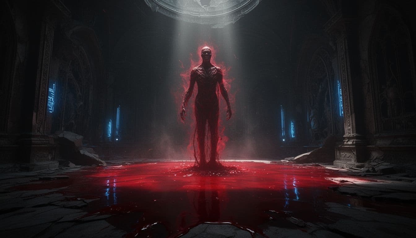 Cái Bóng Mỉm Cười: Chuyện Kể Từ Vũng Máu Đỏ