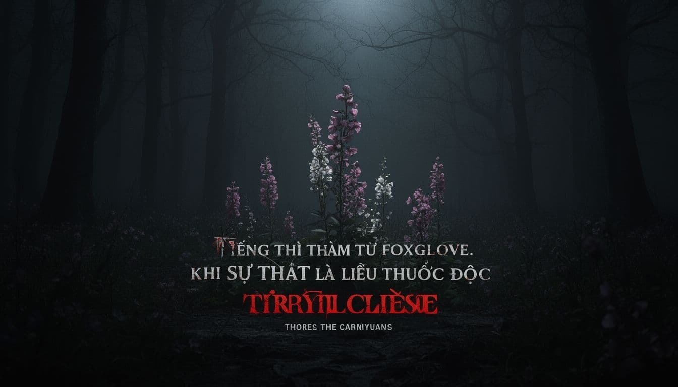 Tiếng Thì Thầm Từ Foxglove: Khi Sự Thật Là Liều Thuốc Độc