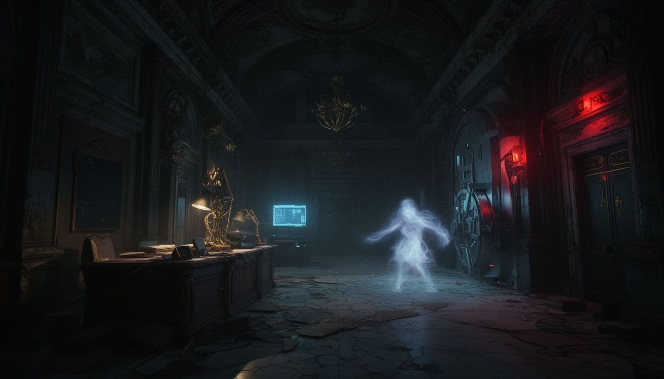 Tiếng Cười Vô Hình Dưới Văn Phòng Ngân Hàng Cũ